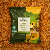 Farms Handmade Sugarcane Jaggery Block, 900g (Unrefined, Preservative-Free, Nutrient-Rich Gud, Iron-Boosting, Healthy Sugar Substitutes)