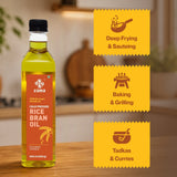 Cold-pressed Rice Bran Oil, 500ml