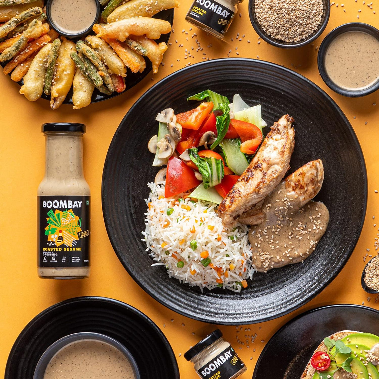 BOOMBAY Roasted Sesame Salad Dressing 220g