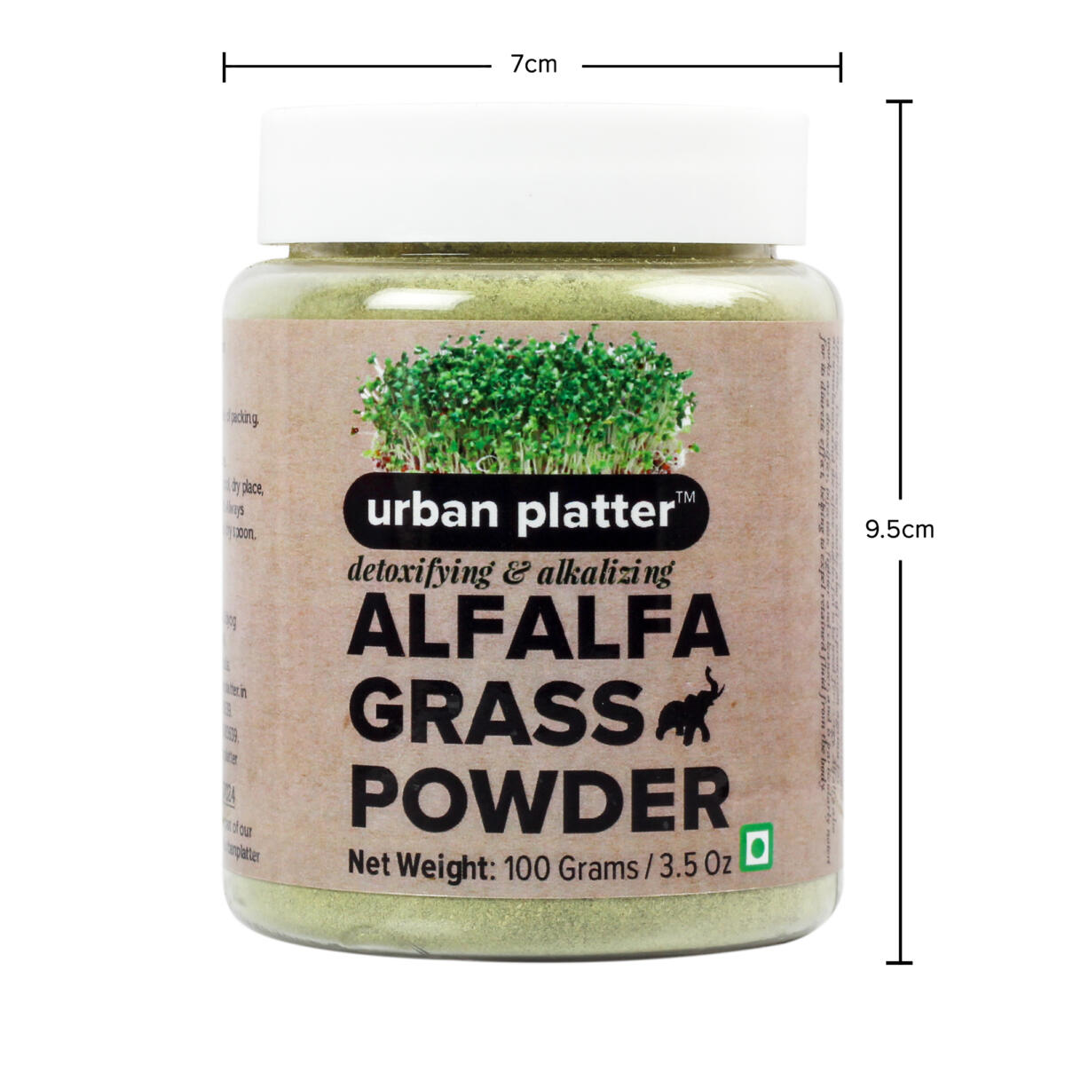 Urban Platter Alfalfa Grass Powder, 100g