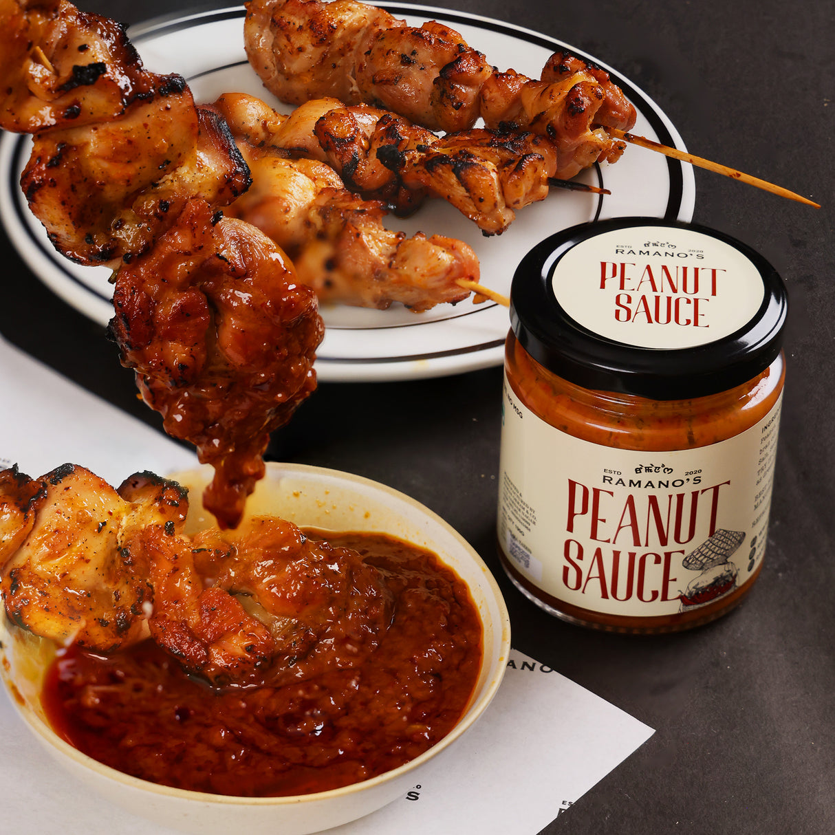 Peanut Sauce, 190g (Creamy Roasted Peanut Sauce | Rich & Nutty | No MSG | No Preservatives | Ready to Use)