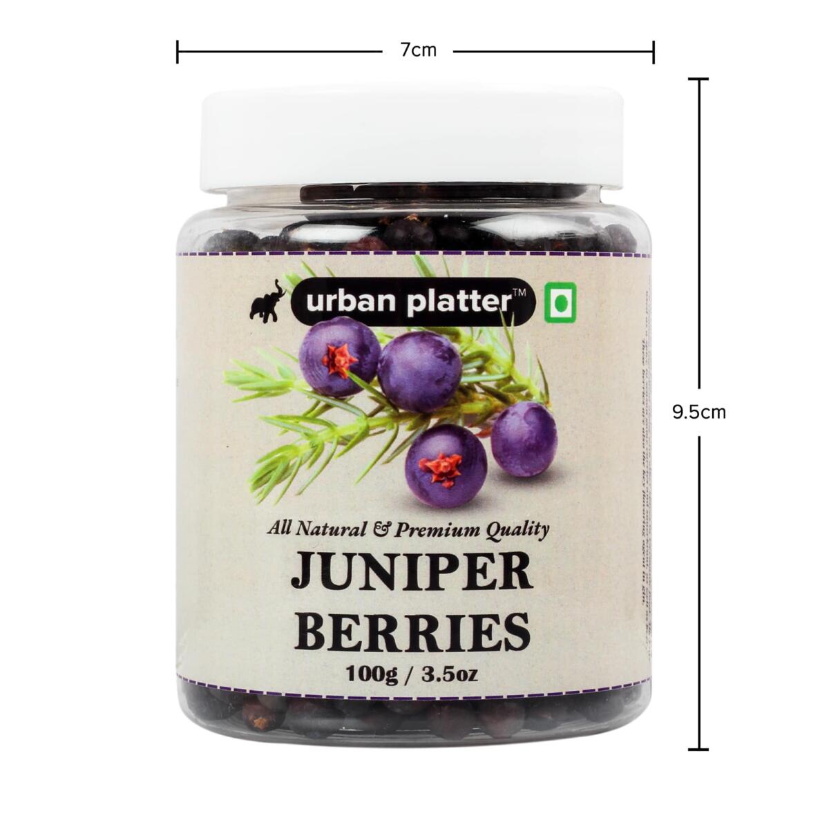 Urban Platter Juniper Berries, 100g / 3.5oz [Product of Australia, Aromatic & Flavourful]