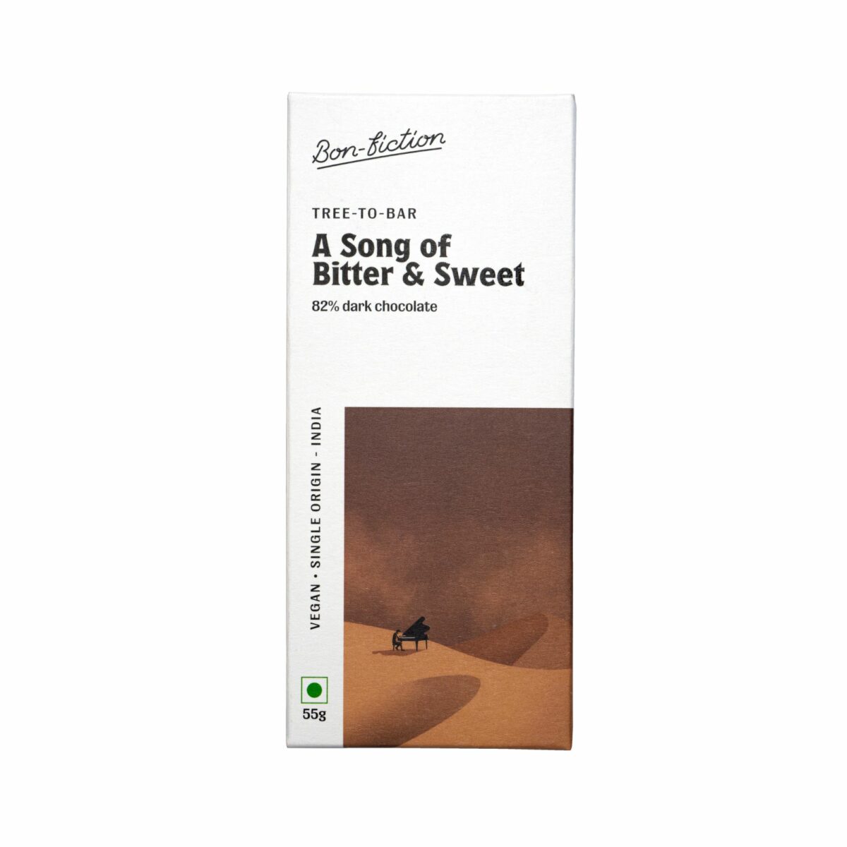 Bon Fiction – A Song of Bitter and Sweet (82% Dark Chocolate), 55g