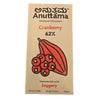 62% Cocoa Cranberry Dark Chocolate,50g (Sweet, Tart & Perfectly Balanced, Sweetened with Jaggery)