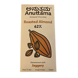 62% Cocoa | Roasted Almond | Sweetened With Jaggery – 50g