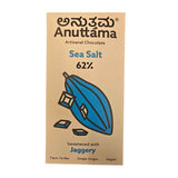 62% Cocoa | Sea Salt | Sweetened with Jaggery – 50g