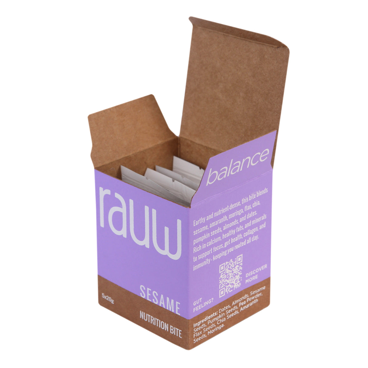 Rauw Sesame Nutrition Bite, 100g (5x20g)