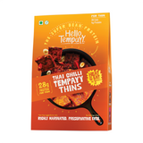 Hello Tempayy Thai Chilli Tempeh Thins, 150g (Protein Rich | Ready To Eat | High Fiber | Plant Based)