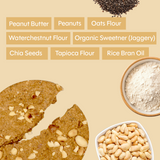 Chuckle Nutcore Cookie,50g (Peanut Butter, Gluten-Free, No Palm Oil)