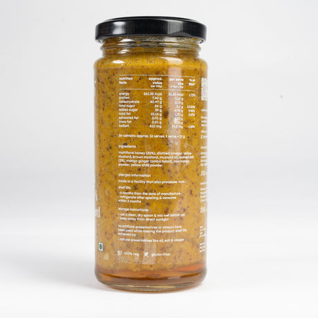 Stoneground Yellow Chilli and Honey Mustard, 250g