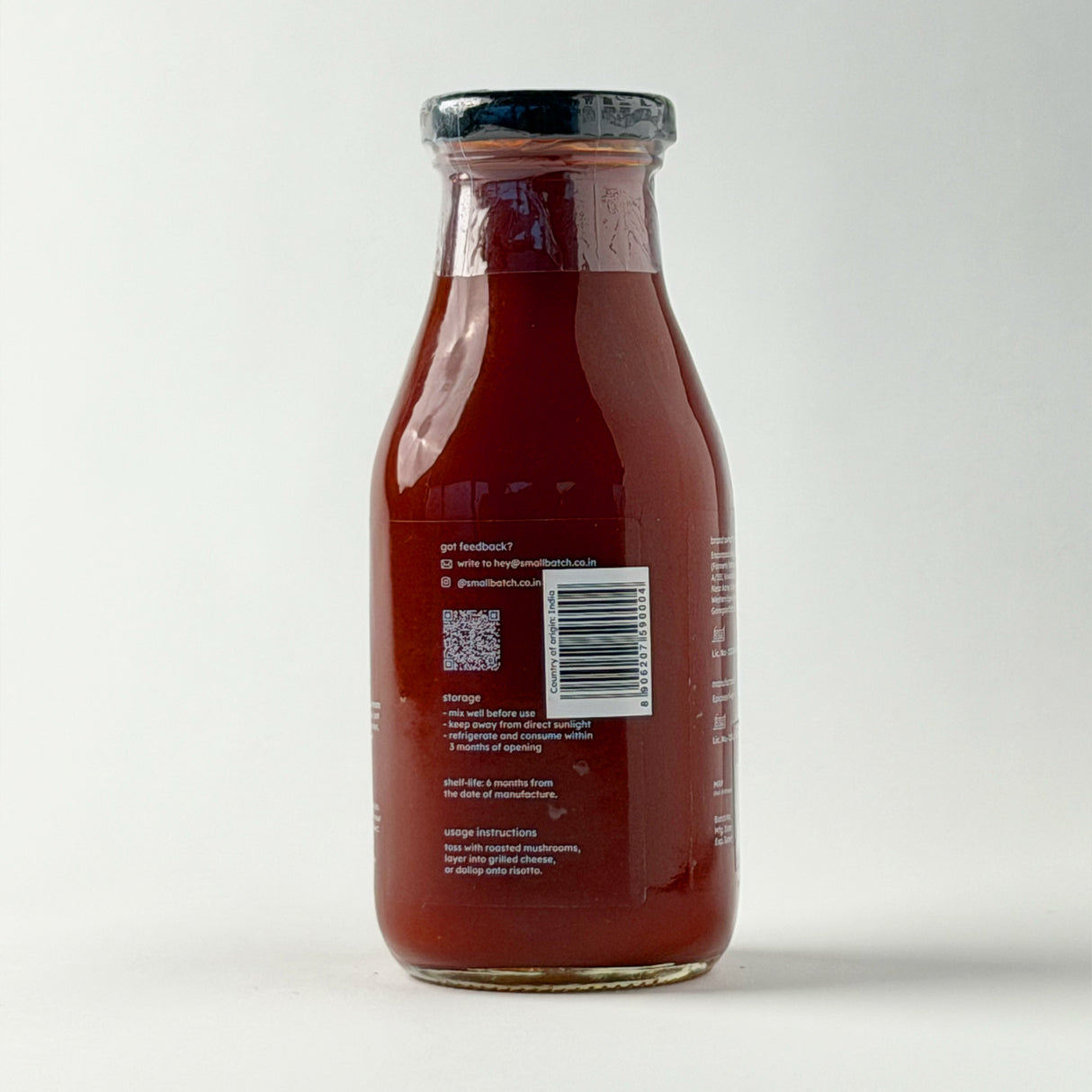 Small Batch White Truffle San Marzano Tomato Ketchup, 350g