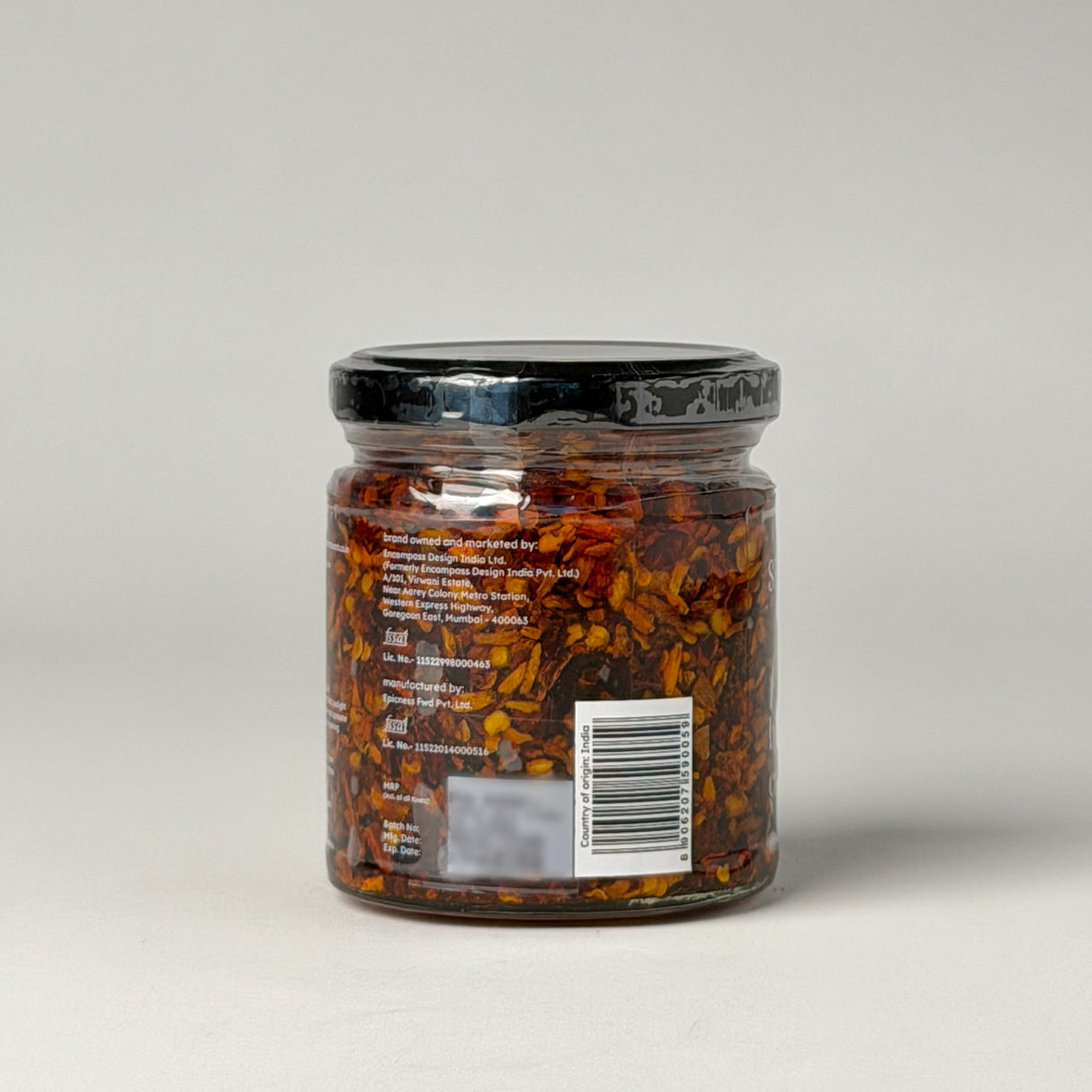Small Batch Bean Infused Crispy Chilli Oil, 180g
