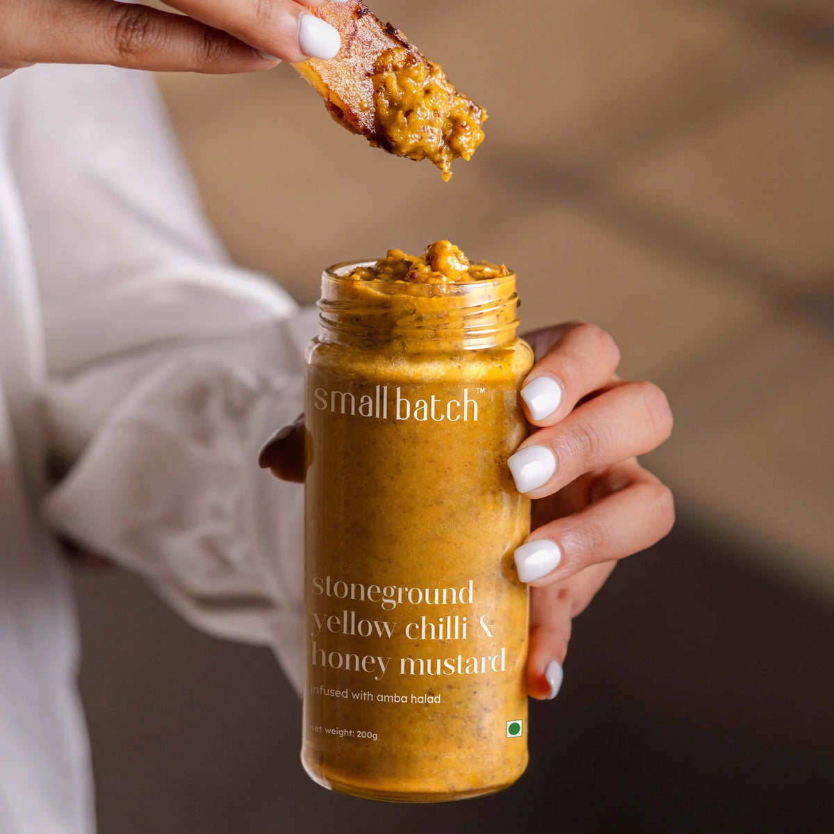 Stoneground Yellow Chilli and Honey Mustard, 250g