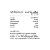 Small Batch Stoneground Yellow Chilli and Honey Mustard, 200g