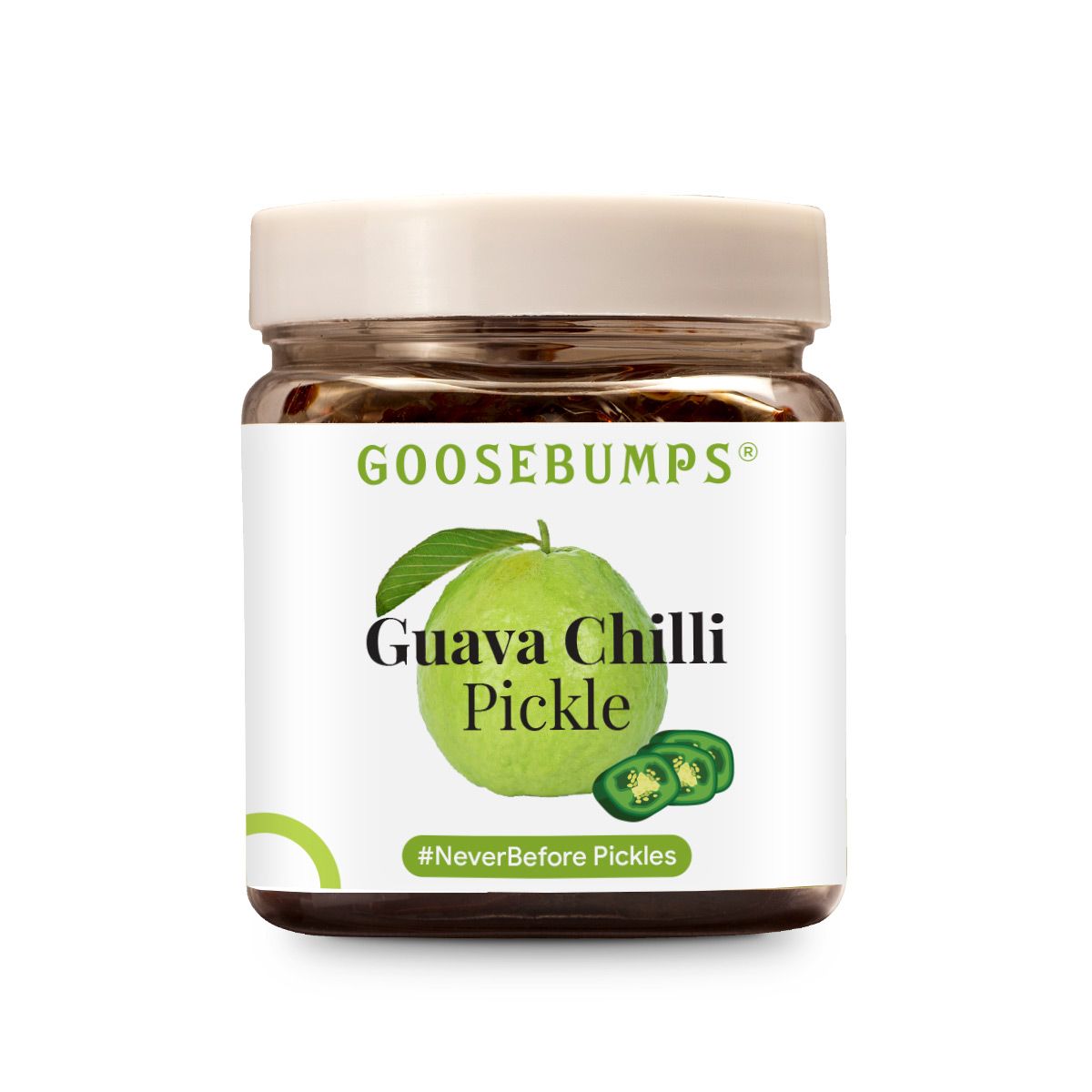 Goosebumps Guava Chilli Pickle | Peru ka aachar | Exotic Indian Fruit Pickles | Innovative Pickles | Pickled Fruits | Less Oil Achar, 250 gms