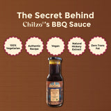Chilzo Hickory Barbecue Sauce,200g (Classic Smoky BBQ Sauce, No Added Colors or Flavours, Natural Hickory Smoke)