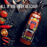 Hotchaa! Bhut Hot Ketchup, 170g (Made with Global Flavours & Desi Spice, NO MSG, Made with Bhut Jalokia, Smoky, Bold, Tangy, All in 1, Flavourful, )