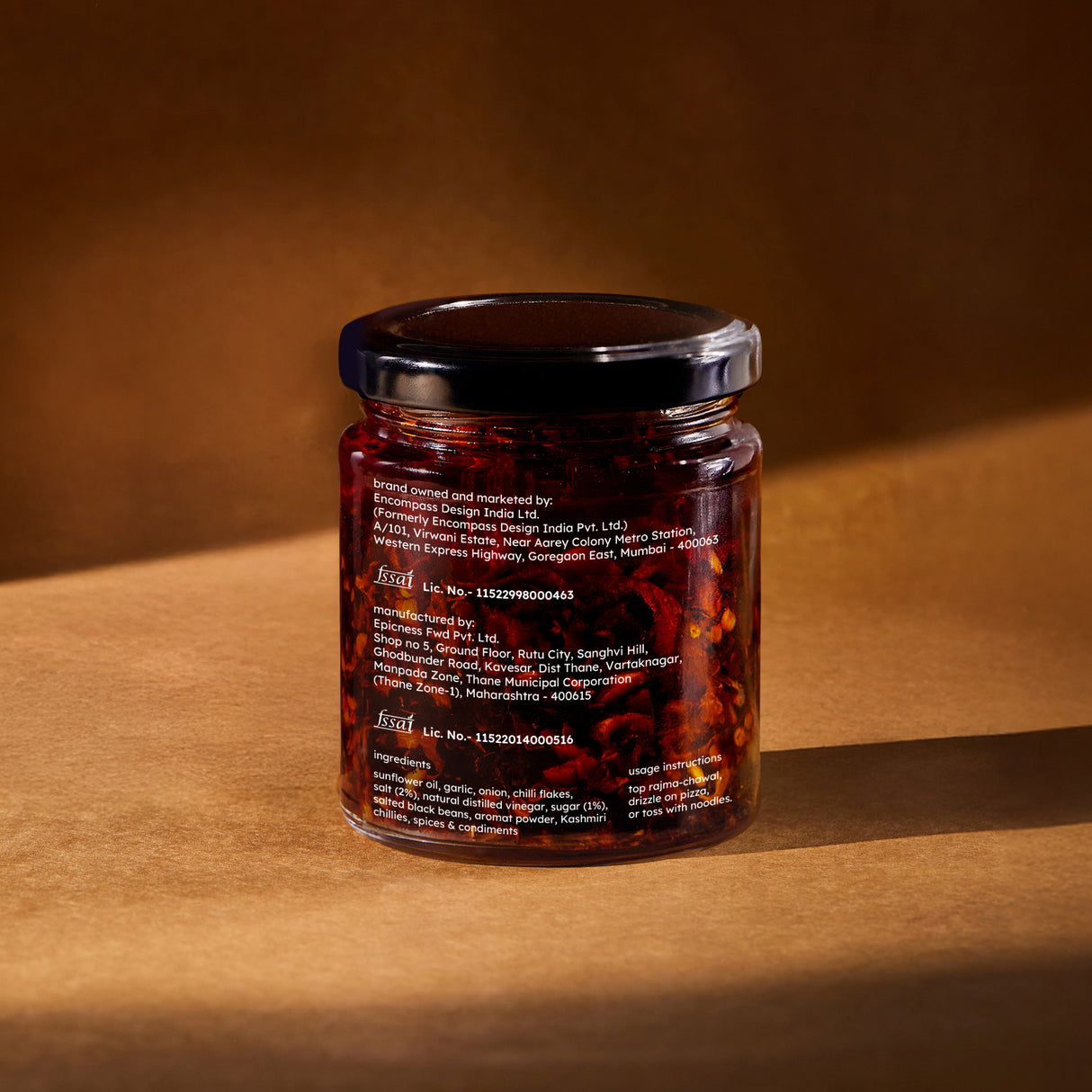 Small Batch Bean Infused Crispy Chilli Oil, 180g