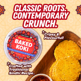 Urban Platter Baked Koki, 200g (Wheat Free, Traditional Sindhi Style Snack)
