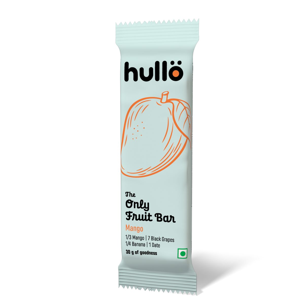 HULLO The Only Fruit Bar - Mango, 180g (6x30g)
