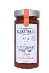 Beerenberg Hot Tomato Chutney, 260g (Spicy Australian Tomato Chutney with Chilli & Spices)