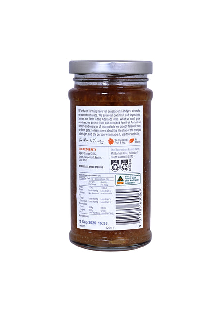 Beerenberg Blood Orange Marmalade, 300g (Australian Citrus Fruit Spread, Gluten Free & Vegan)