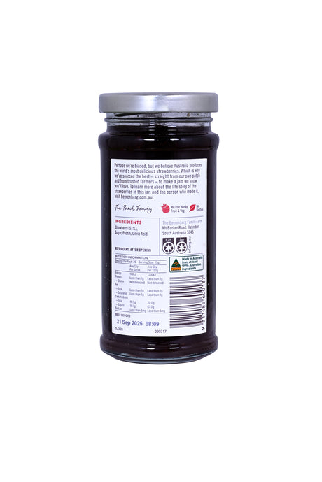 Beerenberg Strawberry Jam, 300g (Australian Strawberry Fruit Spread)