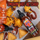Hotchaa! Bhut Hot Ketchup, 170g (Made with Global Flavours & Desi Spice, NO MSG, Made with Bhut Jalokia, Smoky, Bold, Tangy, All in 1, Flavourful, )