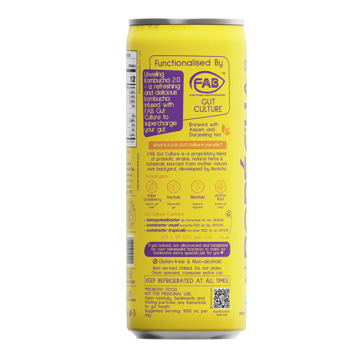 Hawaiian Passion Fruit Probiotic Kombucha, 250ml