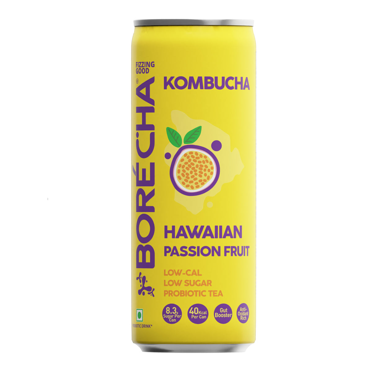 Hawaiian Passion Fruit Probiotic Kombucha, 250ml