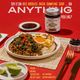 Black Bean Chilli Oil, 240g (Fermented Black Bean & 5 Chilli Blend | Umami Chilli Oil | No MSG | No Soy Sauce)