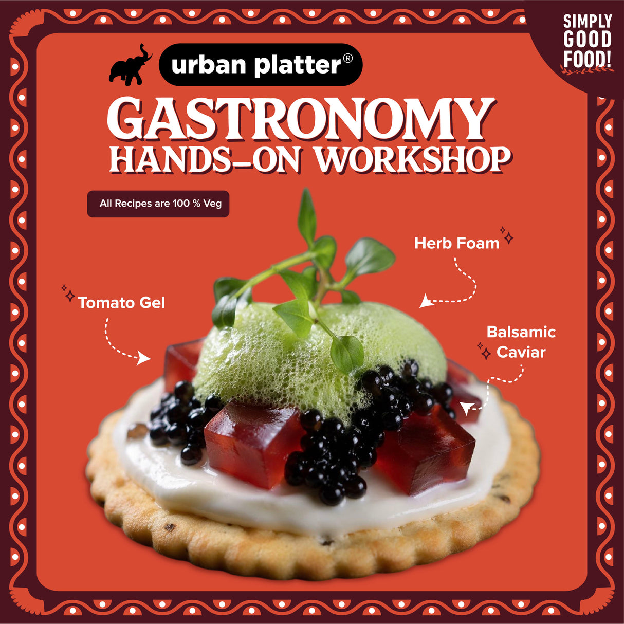 Gastronomy Hands-On Workshop - front pack