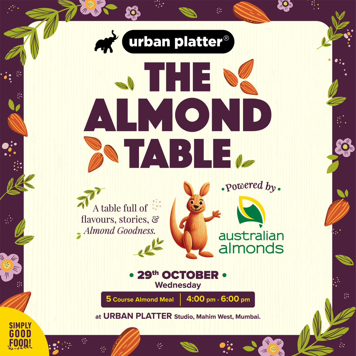 Amazing Almonds Powered by Australian Almonds Sit Down Workshop