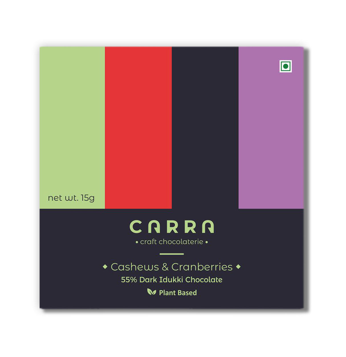 Carra Miniature Chocolate Bars, 120g - Gifting box of 8 combo bars (8x15gm)