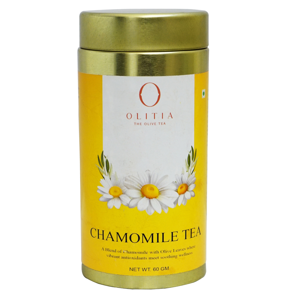 Olitia Olive Chamomile Tea, 65g (Tin Packing)