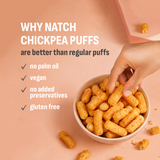 Assorted Chickpea Puffs Combo Pack, 60g x 3 (No Palm Oil, Not Fried, Tasty Snacks | Source Of Plant Based Protein And Fiber)