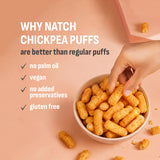 Barbecue Chickpea Puffs, 65g x 2 (No Palm Oil, Not Fried, Tasty Snacks | Source Of Plant Based Protein and Fiber)