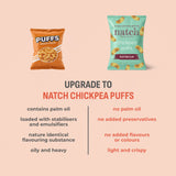 Barbecue Chickpea Puffs, 65g x 2 (No Palm Oil, Not Fried, Tasty Snacks | Source Of Plant Based Protein and Fiber)