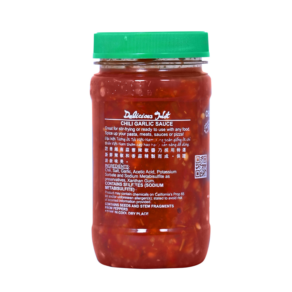 Huy Fong Chili Garlic Sauce, 226g (Spicy Chili & Garlic Condiment, Ideal for Stir-Fries, Noodles, Dumplings & Dipping, Savoury & Versatile Asian Cooking Sauce)
