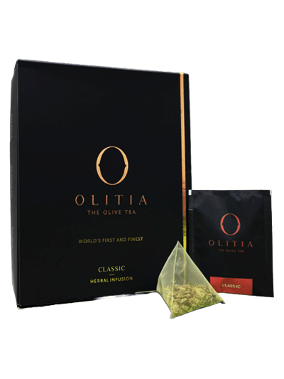 Olitia Olive Leaf Classic Tea, 40g (20 Tea sachets of 2 grams each)