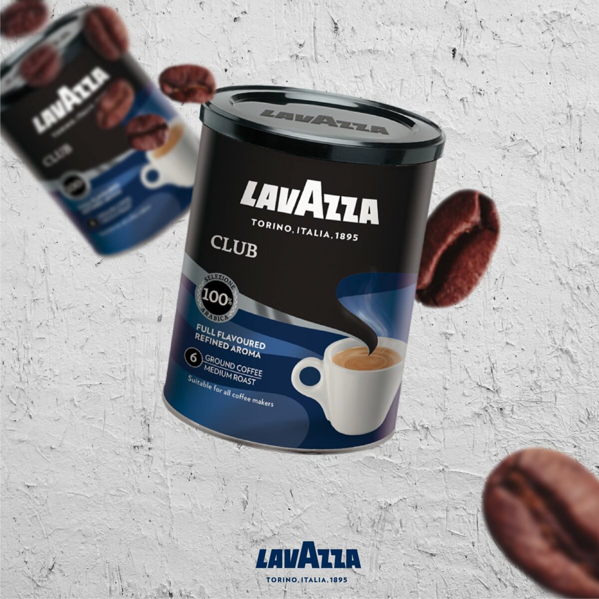 Lavazza Espresso Italiano Club | Ground Coffee | 100% Premium Arabica | 250g