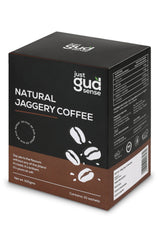 Just Gud Sense Jaggery Coffee Premix, 100g (10 sachets of 10 grams each)