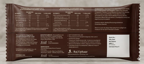 RU Prtn Colombian Mocha Plant Protein Bars,15g (Pack of 6, High Fiber, No Added Sugar, Coffee Energy Snack)