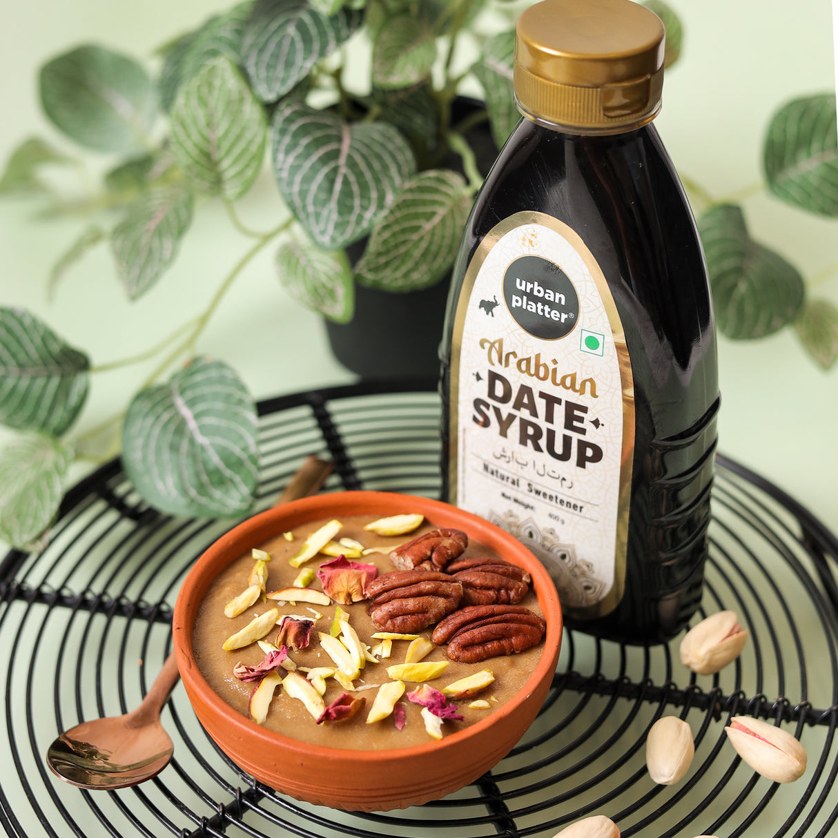 Urban Platter Date Syrup, 400g (Natural Sweetener | 100% Dates | Refined Sugar Alternative)