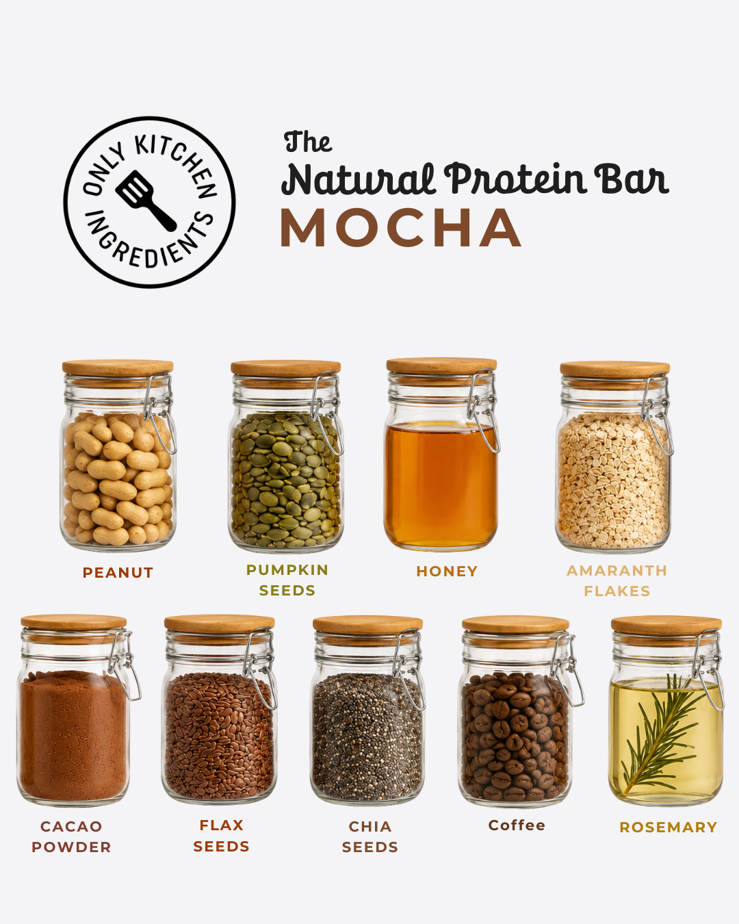 The Natural Protein Bar, Mocha (6x47g)