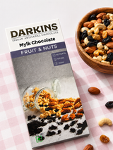 Fruit & Nuts Vegan Milk Chocolate Bar, 50g (Dairy-Free Plant-Based Chocolate with Roasted Nuts & Raisins | Made with Ethically Sourced Indian Cacao)