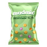 Madmix Jowar Millet Puffs Cream & Onion, 20g