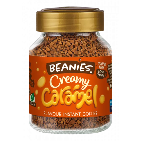 Beanies Creamy Caramel Flavour Coffee, 50g