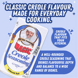 Chef Paul Prudhomme Magic Creole Seasoning – Reduced Sodium, 152g ( Authentic Creole Spice Blend | Bold Flavor with Less Salt | No MSG or Preservatives, Gluten Free)