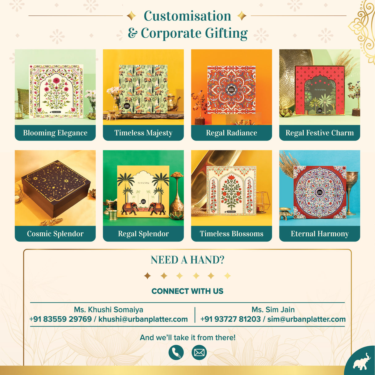 Urban Platter Golden Indulgence Diwali Gift Hamper – Assorted Mukwas (Calcutta Paan, Gujarati Royal & Everyday, Gulaab Kharek), 1 Festive Greeting Card – Perfect Corporate & All-Occasion Gifting